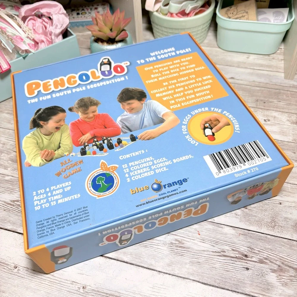 Pengoloo All Wooden Game Fun South Pole Eggspedition Ages 4 & Up 2007 Penguins - Picture 6 of 7